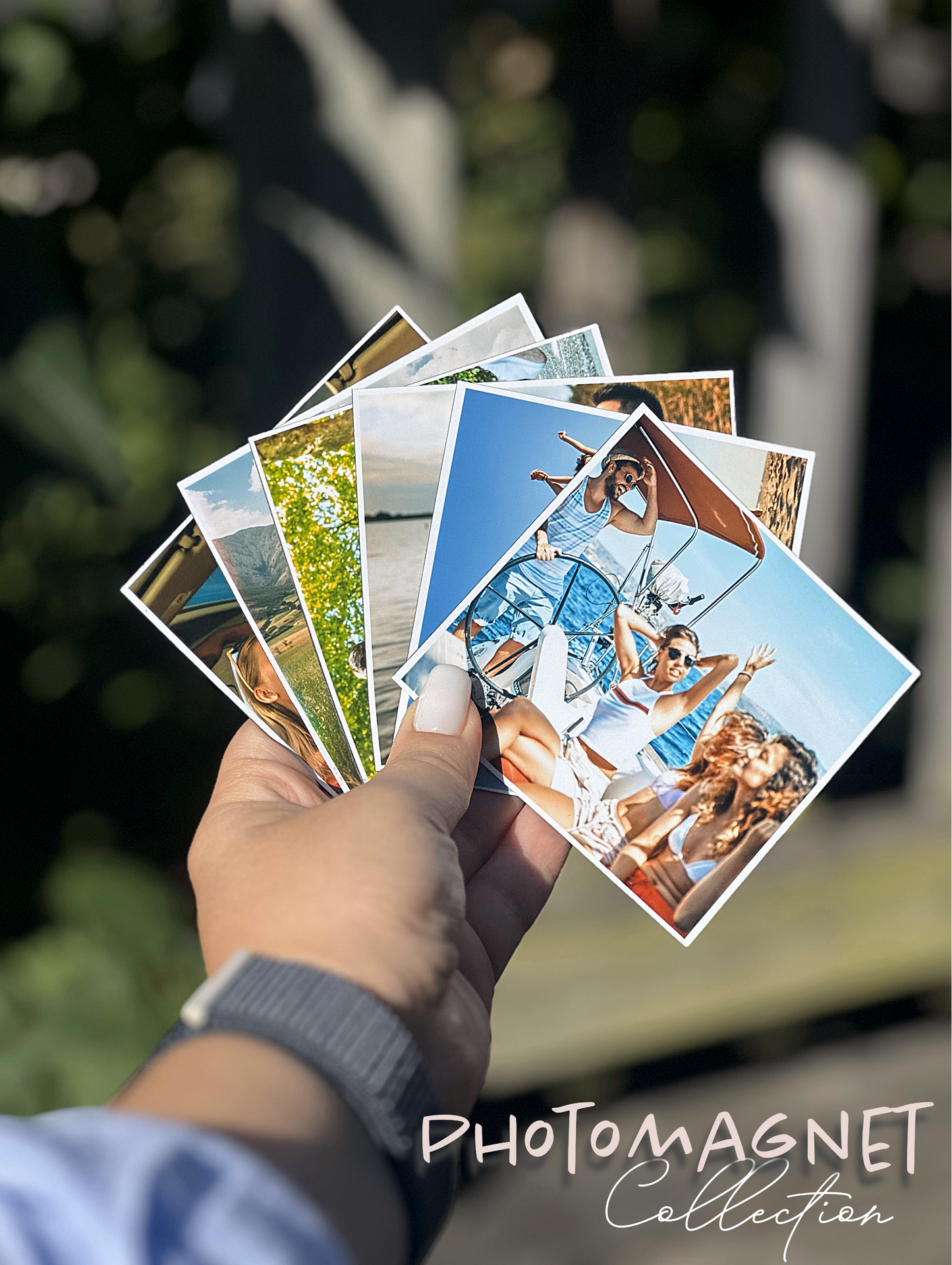 12 Square Photo Magnets