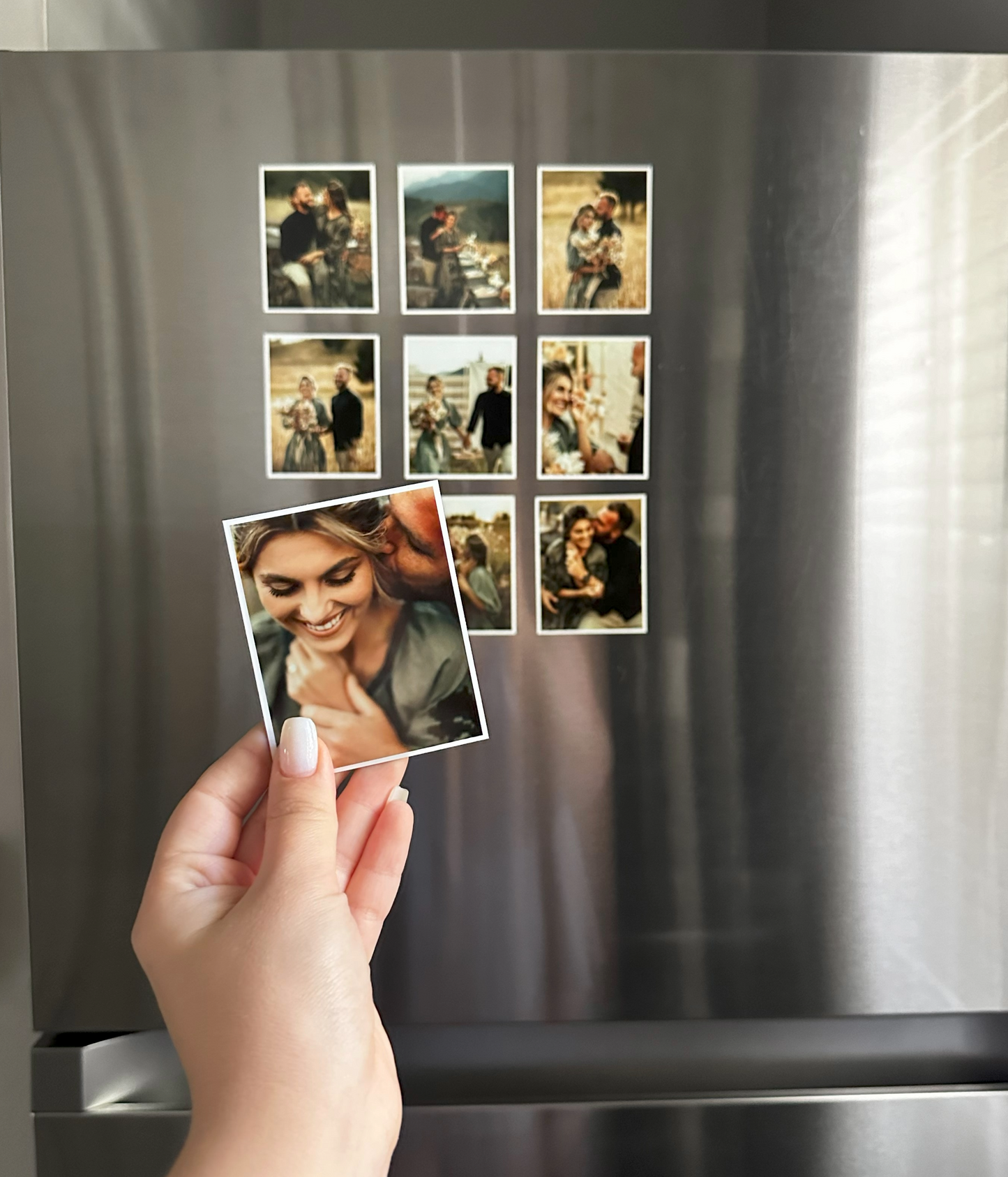 12 Rectangular Photo Magnets