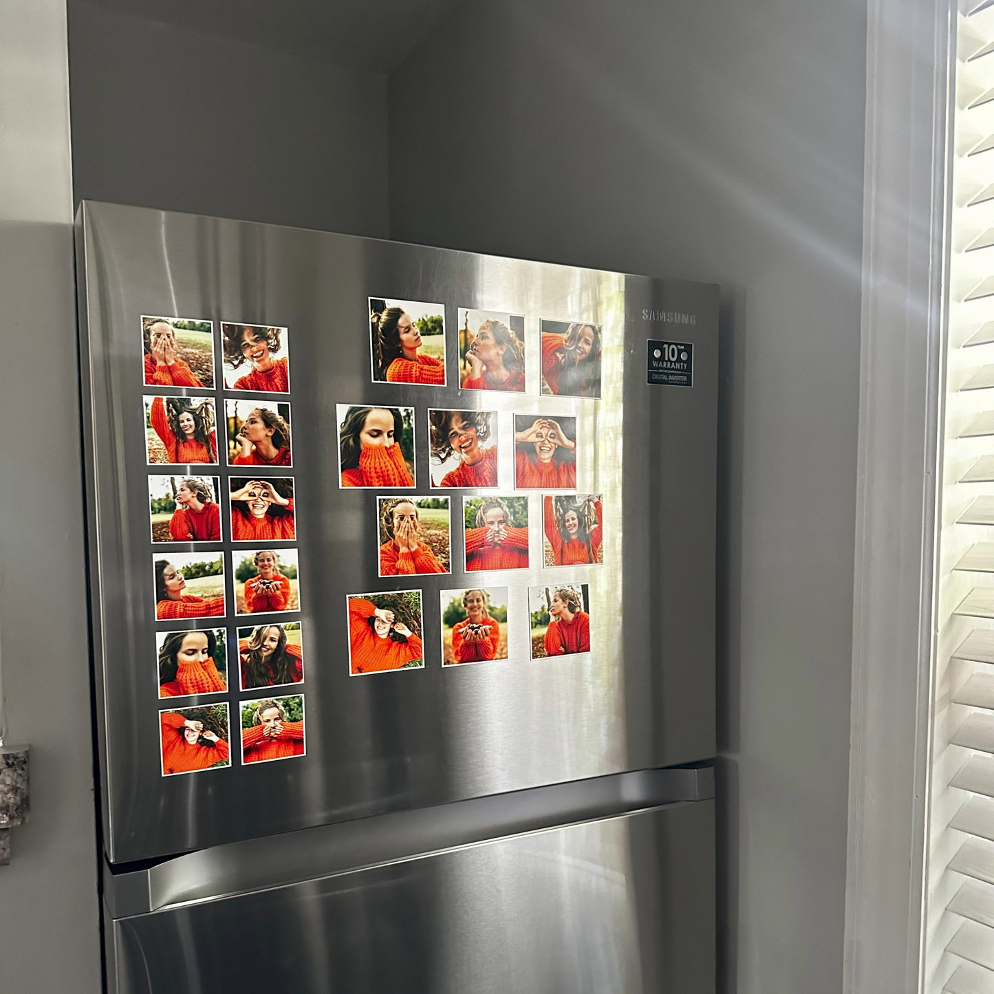 12 Square Photo Magnets