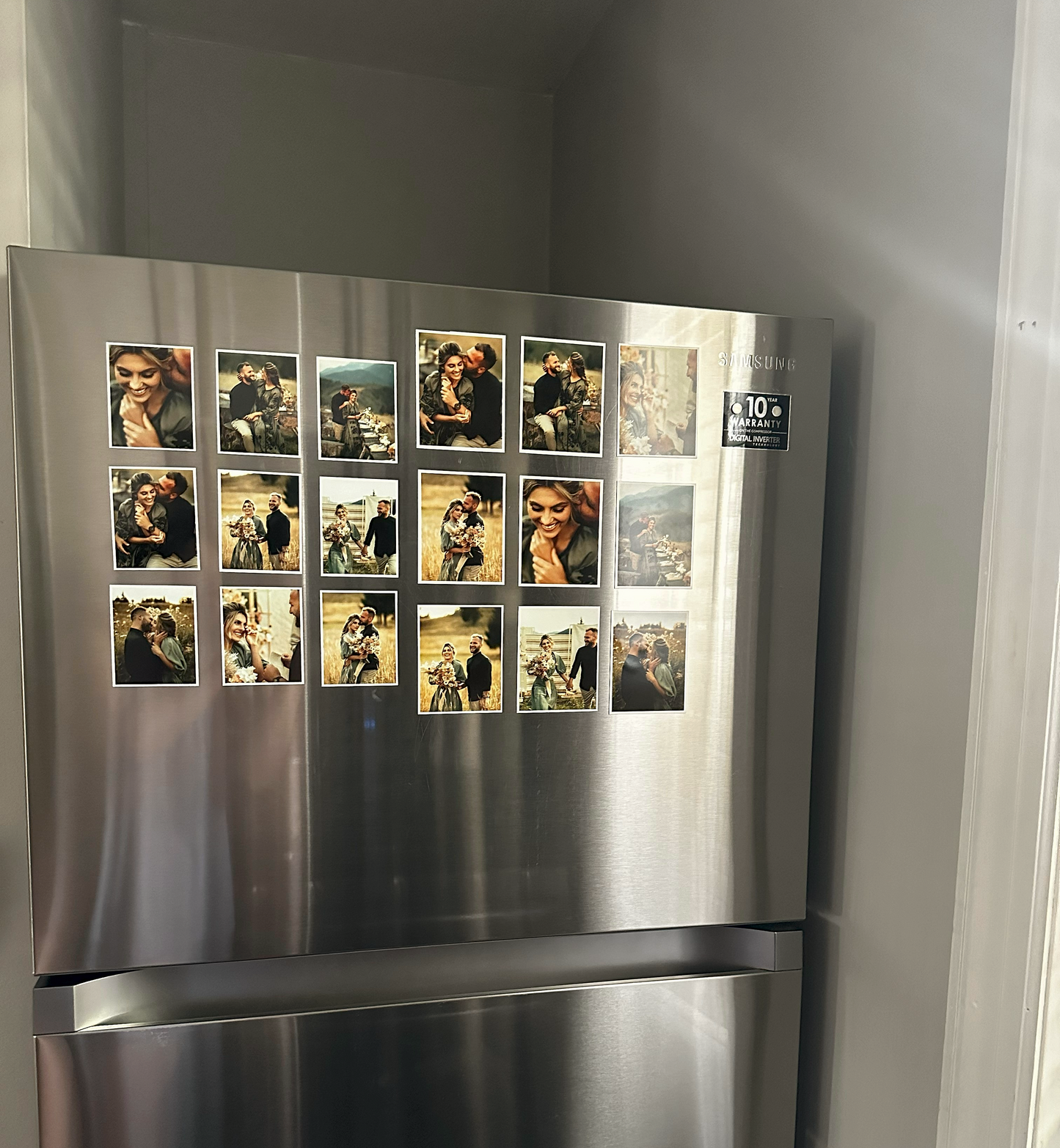 12 Rectangular Photo Magnets